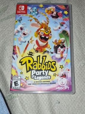 Rabbids Party of Legends Nintendo Switch Game - Colorful